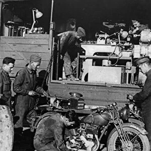 Mobile transport workshops are a feature of the Army in France