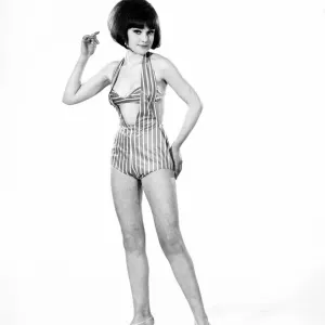 Debbie Attwood in 1963 Beachwear Print