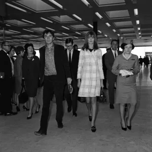 La top modèle Jean Shrimpton, surnommée 