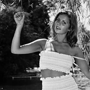 Model Joanne Latham. 25th July 1977
