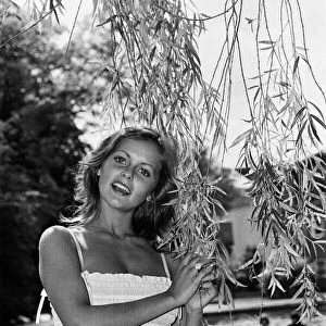Model Joanne Latham. 25th July 1977