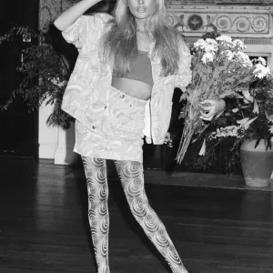 Model Mandy Smith. 10th October 1987 Model Mandy Smith. 10th October 1987