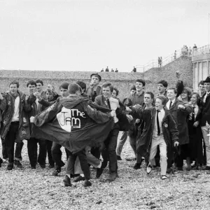 Mods, Brighton Beach, East Sussex, Monday 27th August 1979