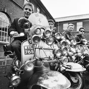 The mods and rockers were two conflicting British youth subcultures of the early to