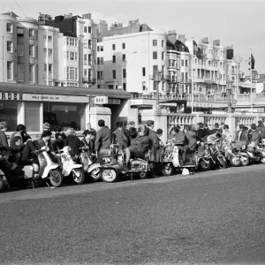 The mods and rockers were two conflicting British youth subcultures of the early to