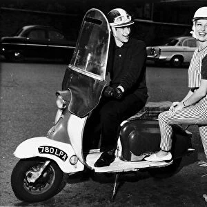 Mods beside scooter 1961