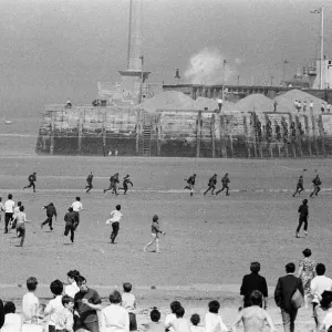 Mods v Rockers. Picture shows the scene at Margate Mods v Rockers. Picture shows the scene at Margate