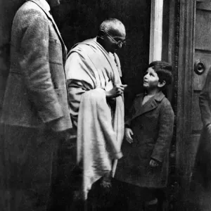 Mohandas Mahatma'Gandhi, leader of the Indian independence movement in Mohandas Mahatma'Gandhi, leader of the Indian independence movement in