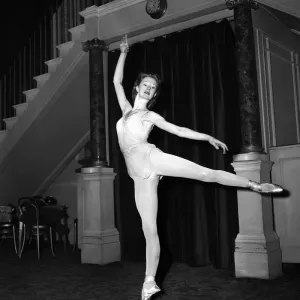 Moira Shearer, Lady Kennedy, ballet dancer and actress, pictured rehearsing at the Royal Moira Shearer, Lady Kennedy, ballet dancer and actress, pictured rehearsing at the Royal