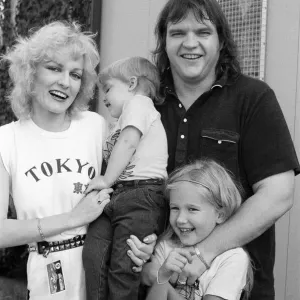 Monsters of Rock festival at Castle Donington. Pictured Meatloaf and his wife Leslie Aday