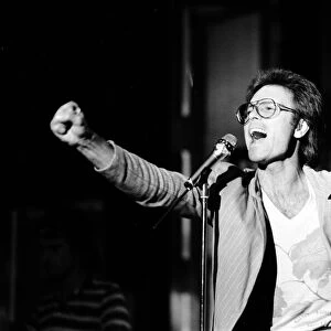Montreux Golden Rose Pop Festival. Cliff Richard performing. 11th May 1984