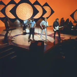 The Moody Blues performing live on UK television in 1984 print The Moody Blues performing live on UK television in 1984 print