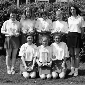 Moor End High School Under 12 Netball Team Print 1992 Moor End High School Under 12 Netball Team Print 1992