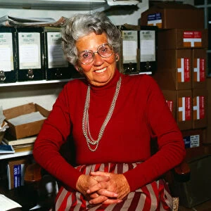 Moral minority champion Mary Whitehouse, social activist known for her opposition to