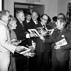 Morecambe and Wise: Comedy double act at the launch of their book