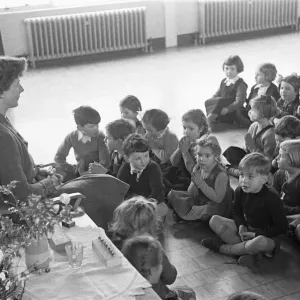 Morning Assembly Print, South Mead School, 14th January 1954