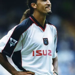 Moroccan-born Sky Blues player Moustapha Hadji. 14th August 1999 Moroccan-born Sky Blues player Moustapha Hadji. 14th August 1999