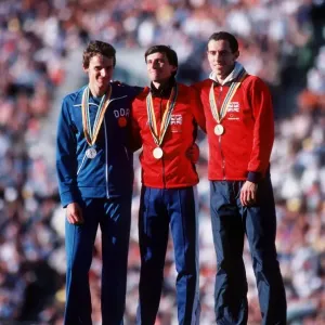 Moscow Olympics 1980 Sebastian Coe gold medal 1500 metres Steve Ovett Moscow Olympics 1980 Sebastian Coe gold medal 1500 metres Steve Ovett