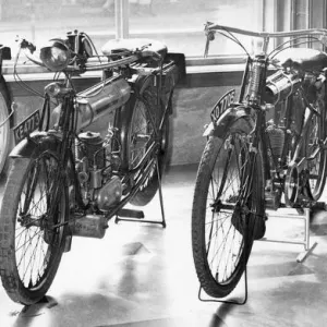 These four motor cycles are on display at the newly-opened Herbert Art Gallery These four motor cycles are on display at the newly-opened Herbert Art Gallery