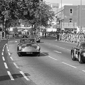 Motor racing event held in central Birmingham. 14th October 1984