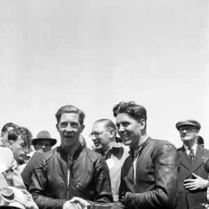 Motorsport. Isle of Man TT Races 1953 H. Armstrong who finished third in Motorsport. Isle of Man TT Races 1953 H. Armstrong who finished third in