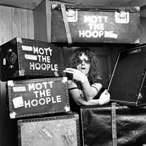 Mott The Hoople singer Ian Hunter 30th August 1973