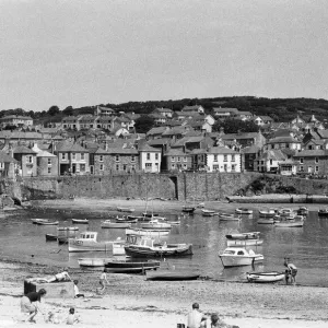 Mousehole Harbour Print - June 1975, Cornwall