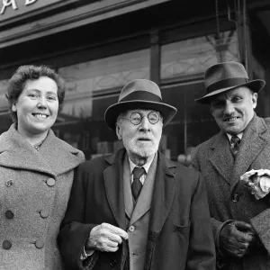 Mr Alfred Crundwell celebrates his 103rd birthday. 2nd January 1954 Mr Alfred Crundwell celebrates his 103rd birthday. 2nd January 1954