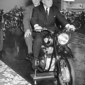 B.S.A. Executives on a 650 c.c. Star Print, January 1963