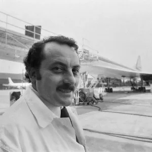 Mr Irene Quaranta pictured at work in the Toulouse Aircraft factory