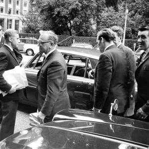 Mr. Jack Jones (extreme left - glasses) the transport union chief Mr. Jack Jones (extreme left - glasses) the transport union chief