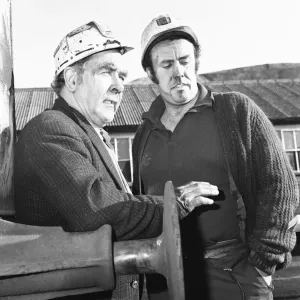 Mr Joe Gormley with George Rees Print 1975 Mr Joe Gormley with George Rees Print 1975