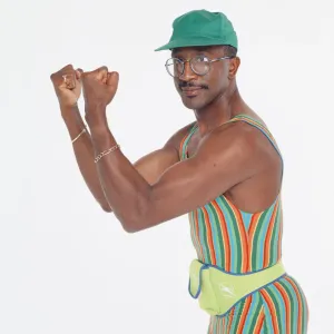 Mr Motivator Print: Derek Evans Performing Exercises, 3rd September 1993 Mr Motivator Print: Derek Evans Performing Exercises, 3rd September 1993