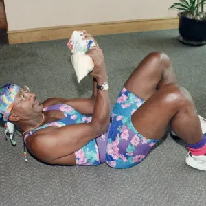 Mr. Motivator Derek Evans Floor Exercises Print 9th September 1996 Mr. Motivator Derek Evans Floor Exercises Print 9th September 1996