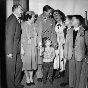 Mr. and Mrs. George Atkins of Crawley Surrey with Noel Whitcomb and Arthur Askey Mr. and Mrs. George Atkins of Crawley Surrey with Noel Whitcomb and Arthur Askey
