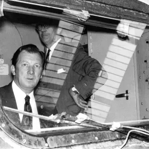Mr. Ray Buckton in British Rail's High Speed Train, 2nd August 1973 Print