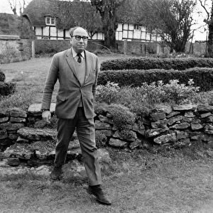 Mr. Roy Jenkins, at his country home at East Hendred, Berks. April 1969 P011424