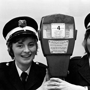 Mrs. Edwina Roberts and sister Mrs. Louise Lancefield both traffic wardens in Chelsea