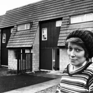 Mrs Elsie Hedley, Thetford Space Age Home Print 1977