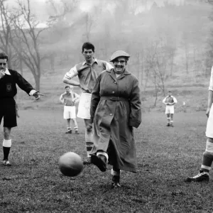 Mrs. M. Treeks of Vale street, Barry, Glamorgan. Wished for a new football for the Barry Mrs. M. Treeks of Vale street, Barry, Glamorgan. Wished for a new football for the Barry