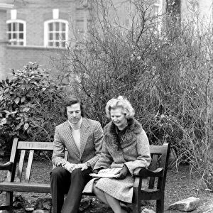 Mrs. Margaret Thatcher and son Mark. February 1975 75-00775-001