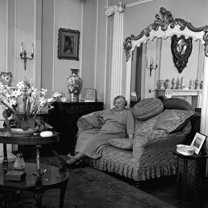 Mrs Mirabel Topham pictures taken at her house in Hannover Terrace, Regents Park