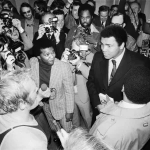 Muhammad Ali at John H. Stracey's Training Camp Print, 10th March 1976