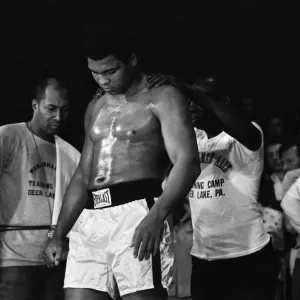 Muhammad Ali Pre-Fight Rubdown Print, 23rd May 1976