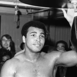 Muhammad Ali in Gleasons Gym Print, 26th September 1976