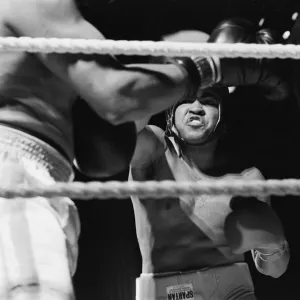 Muhammad Ali at Birmingham Boxing Exhibition Print 1979 Muhammad Ali at Birmingham Boxing Exhibition Print 1979