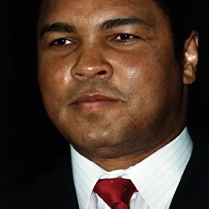 Muhammad Ali former heavyweight boxing champion. October 1989