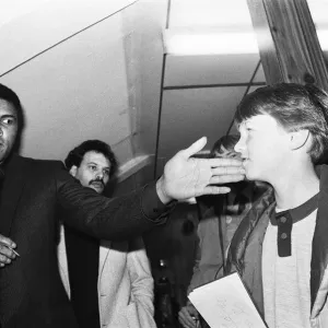 Print of Muhammad Ali at Nuneaton, 7th May 1984 Print of Muhammad Ali at Nuneaton, 7th May 1984