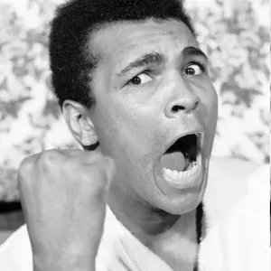 Muhammad Ali at his training camp in Deer Lake Pennsylanvia