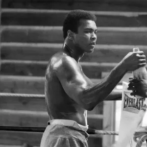 Muhammad Ali Training at Deer Lake Print 23rd January 1974